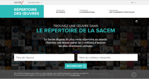 The Sacem repertoire